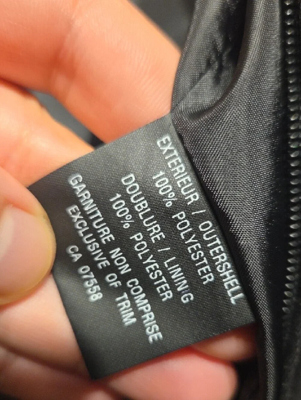 MEXX Men's Black Lightweight Zip Jacket (XXL) - Picture 5 of 7